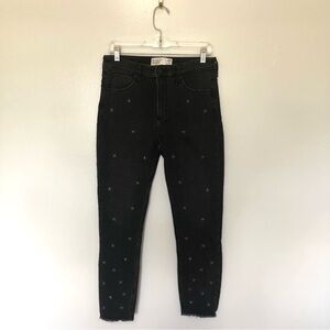 Abercrombie & Fitch Jeans High Rise Ankle Length Stars 28/6R